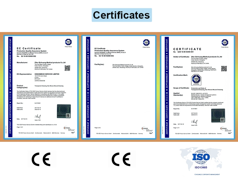 Silicone Gel Foam Dressings with Border High Absorbency